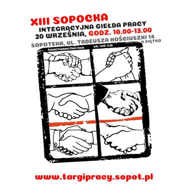 plakat 13. edycji Sopockiej Integracyjnej Giełdy Pracy